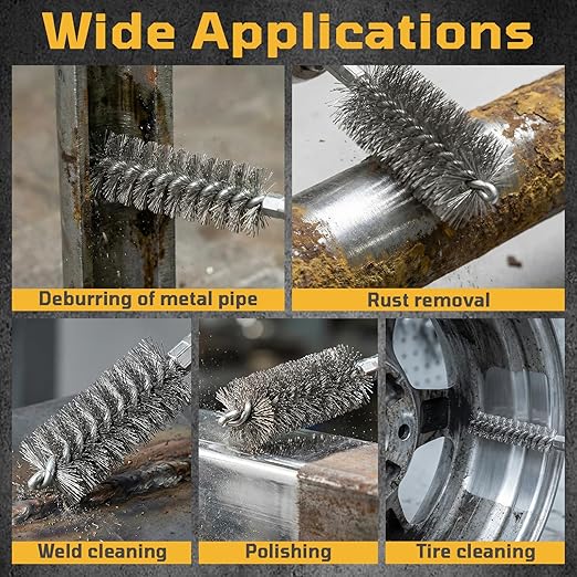 BoreClean™ Drill Wire Brush Set