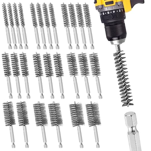 BoreClean™ Drill Wire Brush Set